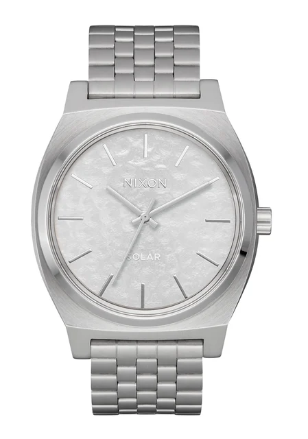 Nixon US Time Teller Solar - Silver / Snow A1369-5354-00 kol saati