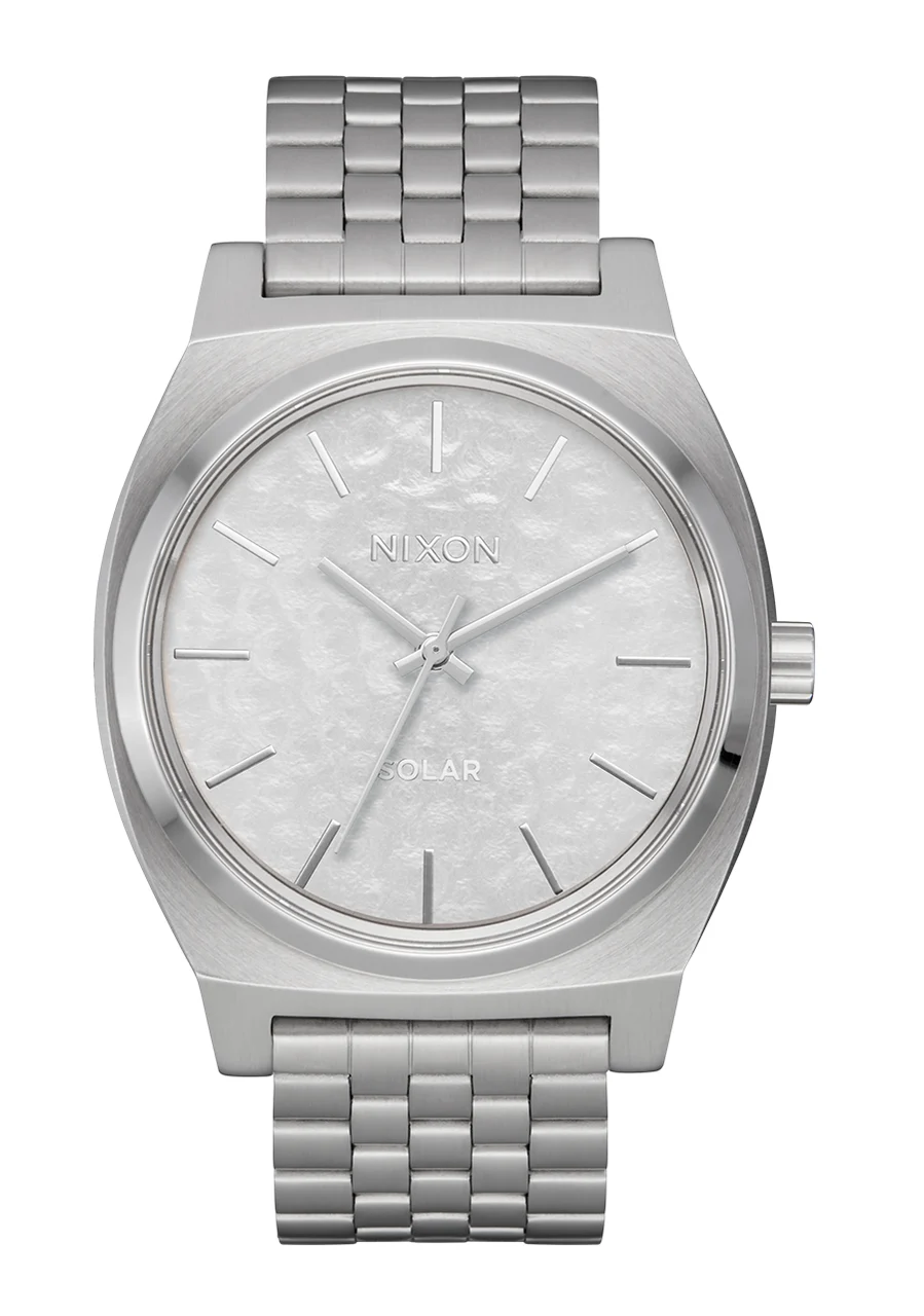 Nixon US Time Teller Solar - Silver / Snow A1369-5354-00 40 mm kol saati