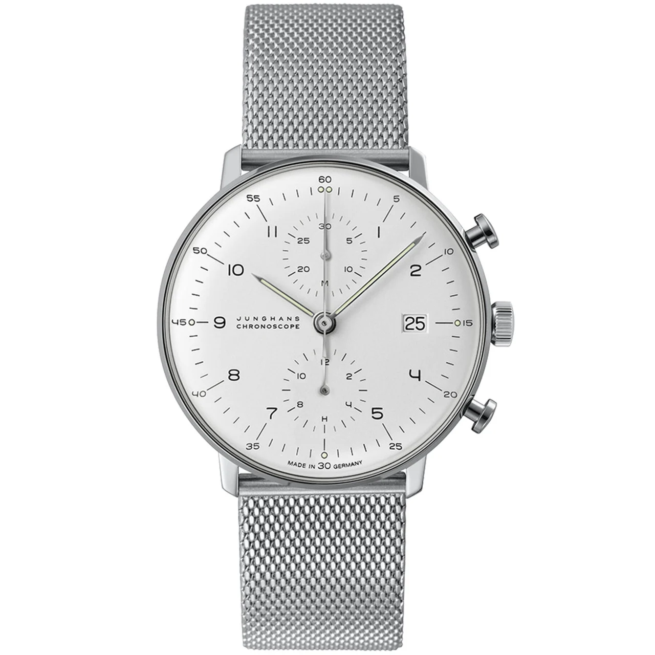Junghans Max Bill Chronoscope 027/4003.46 kol saati