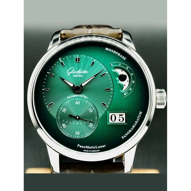 Glashutte Original Glashütte Original 1-90-02-13-32-62 PanoMaticLunar Green Dial 210000047