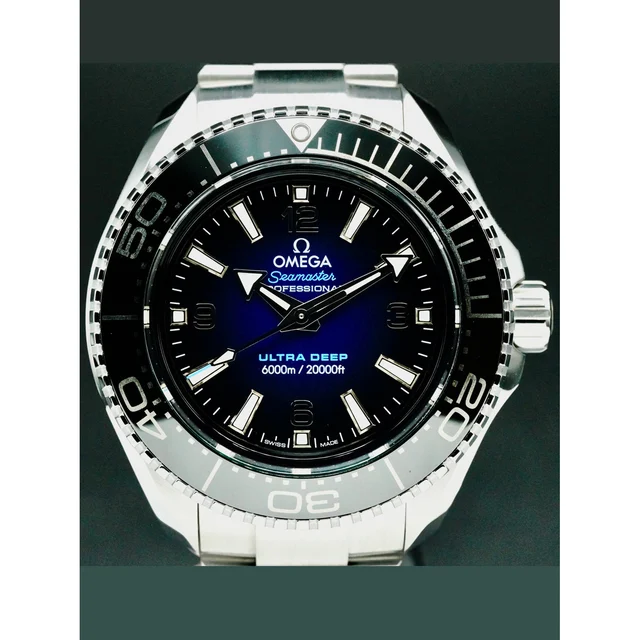 OMEGA Seamaster Planet Ocean 6000m Ultra Deep Blue Dial 45.5mm on Bracelet 210000053720 ko