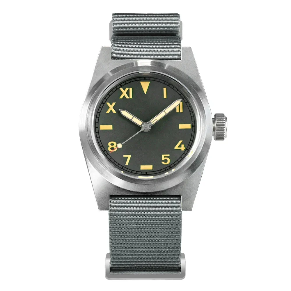San Martin 42920078-matte-black-china 38 mm kol saati