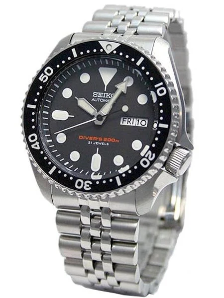 Seiko Scratch and Dent - Automatic Dive Watch with Stainless Steel Bracelet #SKX007K2 12 S