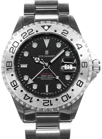 Steinhart Ocean One GMT Tungsten 103-1489/ST 50 mm kol saati