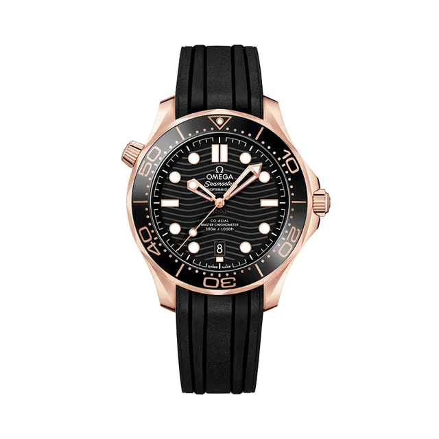 OMEGA Seamaster Diver 300M Sedna™ Gold 42mm - Black on Rubber Strap O21062422001002 kol sa