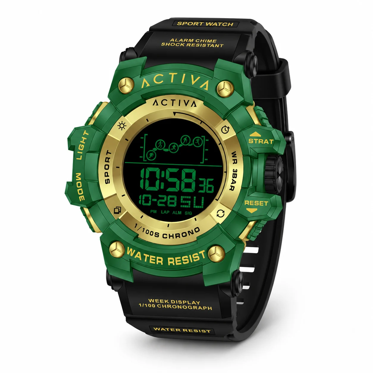 Activa Summit X Invicta Digital Watch - 50mm. Black (ACW8082-022) 50 mm kol saati