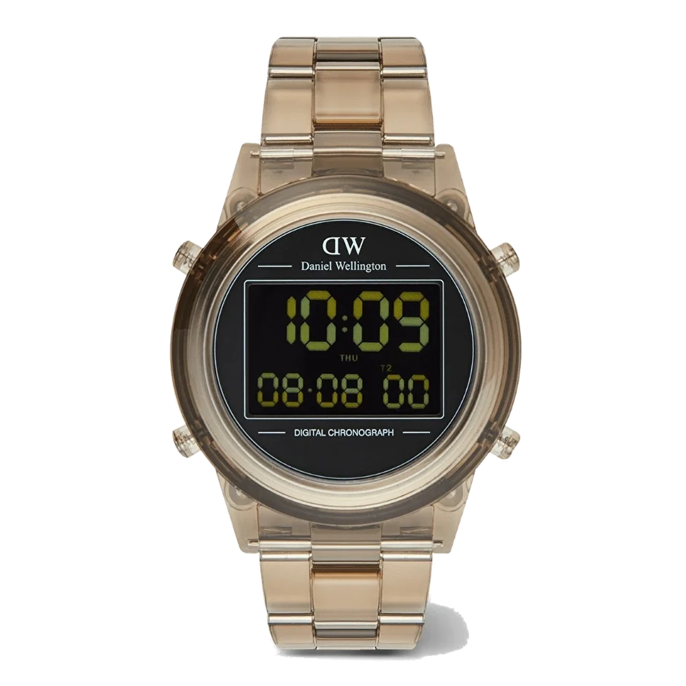 DANIEL WELLINGTON Retro Digital Dark Brown DW00600767 42 mm kol saati
