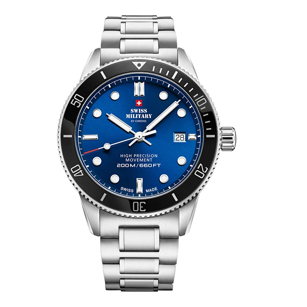 SWISS MILITARY BY CHRONO SM34088.02 41.5 mm kol saati