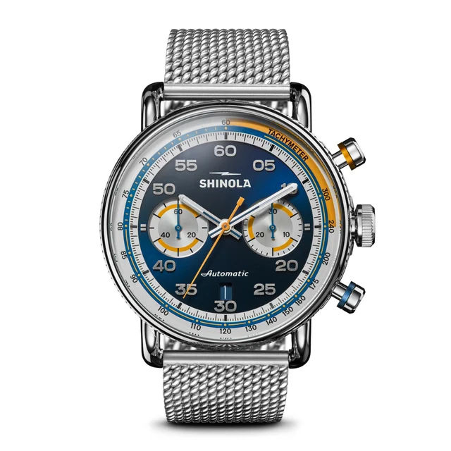 Shinola Canfield S0120308430-1-MdntBlu-44-USA kol saati