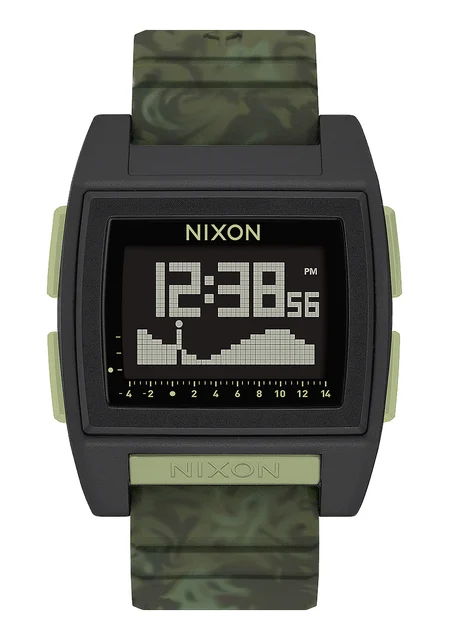 Nixon US Base Tide Pro - Green Camo A1307-1695-00 kol saati