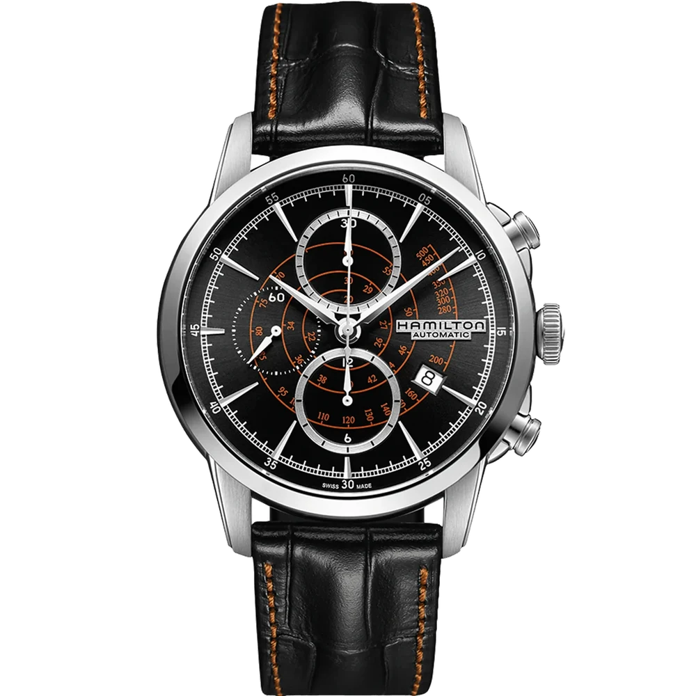 Hamilton American Classic RailRoad Auto Chrono H40656731 44 mm kol saati