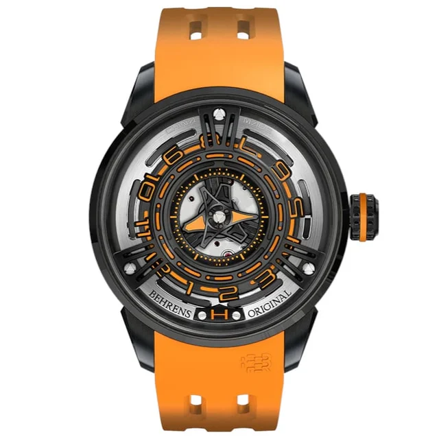 Behrens Starship II Amber Orange BHR011CYEL01 kol saati
