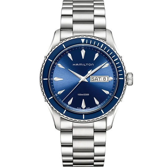 Hamilton Jazzmaster Seaview Day Date Quartz H37551141 kol saati