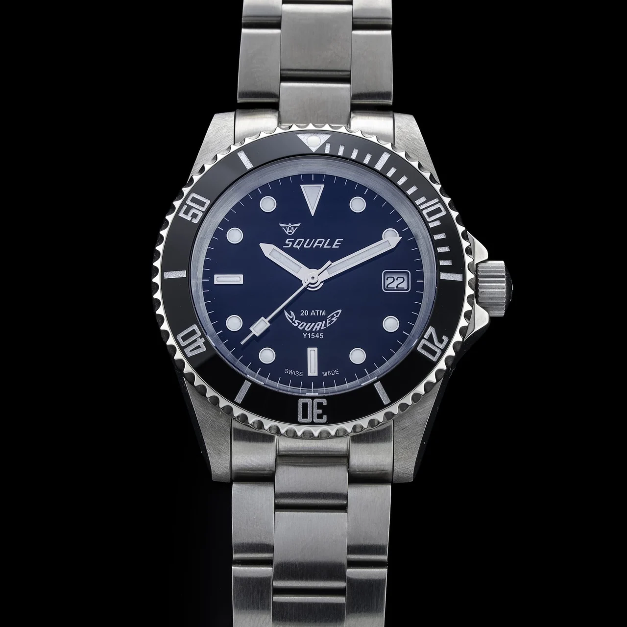 Squale ATMOS Heritage Ceramic Y1545 210009N37713 40 mm kol saati