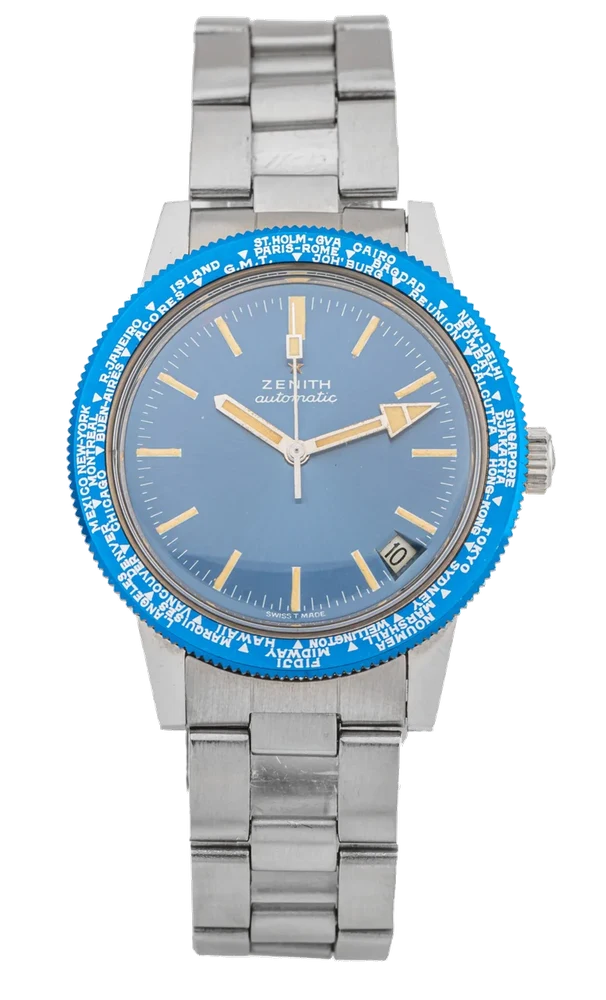 Zenith ZENITH, REF. A3634, DIVER, WORLD TIME BEZEL kol saati