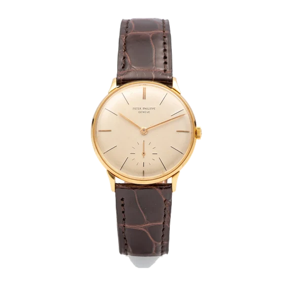 Patek Philippe PATEK PHILIPPE REF. 3420 ANTI-MAGNETIC MOVEMENT YELLOW GOLD Very fine and r