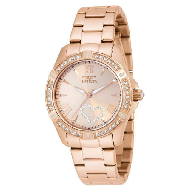 Invicta Angel Velaray Watch - 34.5mm, Rose Gold (21417) kol saati