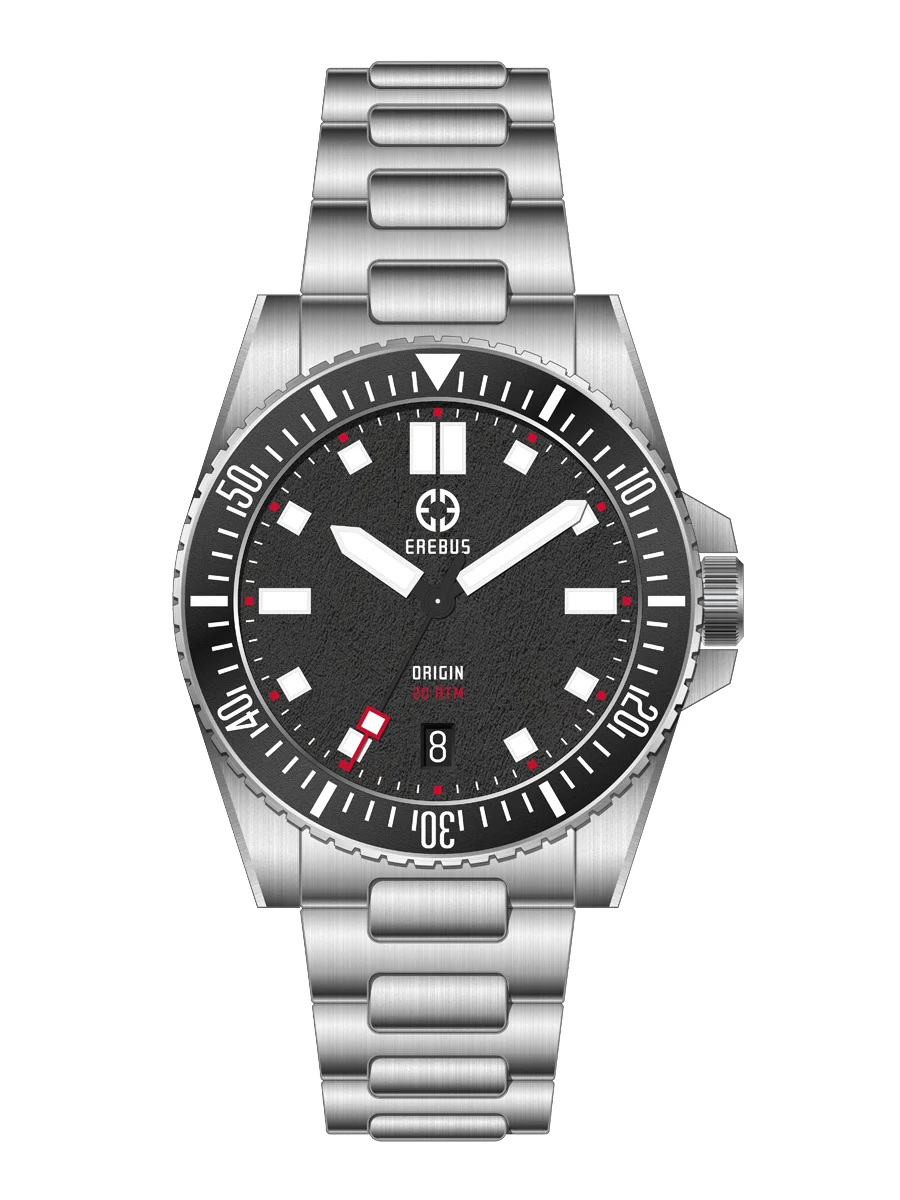 EREBUS Watches Black ORIG3801 39 mm kol saati