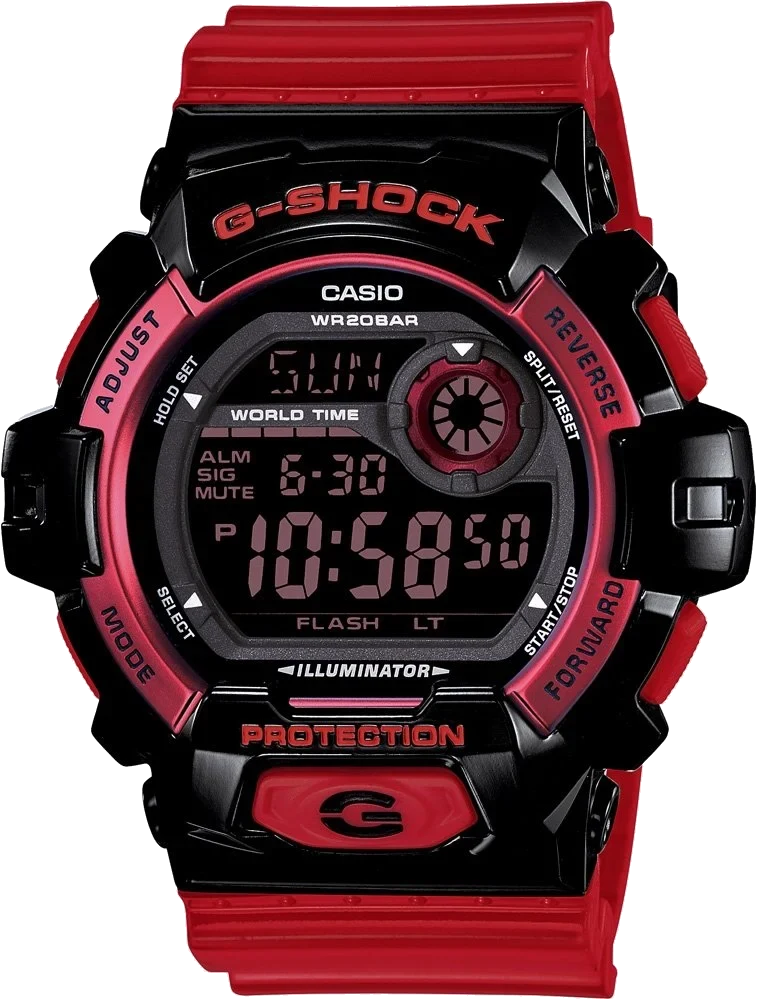 Casio G-shock G-8900SC-1RDR 52.5 mm kol saati