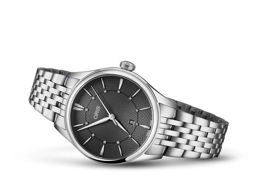 Oris Artelier Date Diamonds 01 561 7724 4053-07 8 17 79 33 mm kol saati