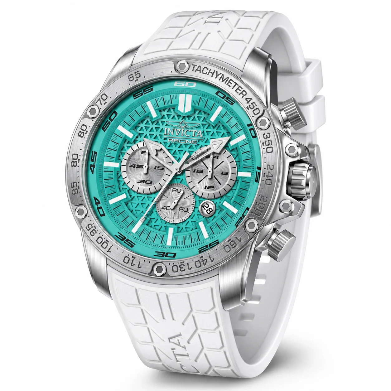Invicta Speedway Tarmax GTR Watch - 52mm. White (50313) 52 mm kol saati