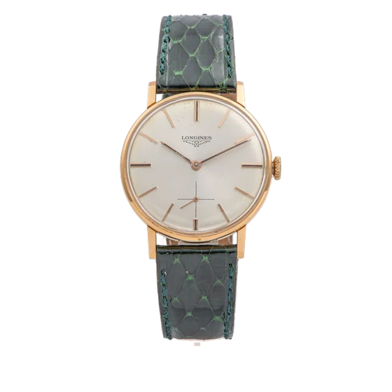 Longines Ref. 7515-52, calibre 30 L; 18K pink gold kol saati