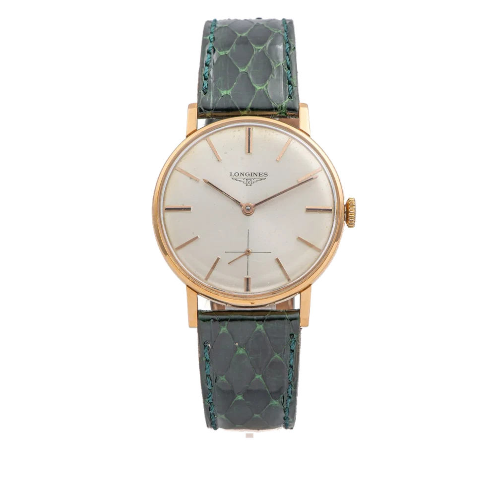 Longines Ref. 7515-52, calibre 30 L; 18K pink gold kol saati