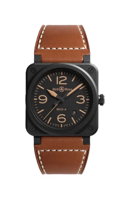 Bell & Ross Bell & Ross Br 03 BR03A-HER-CE/SCA kol saati