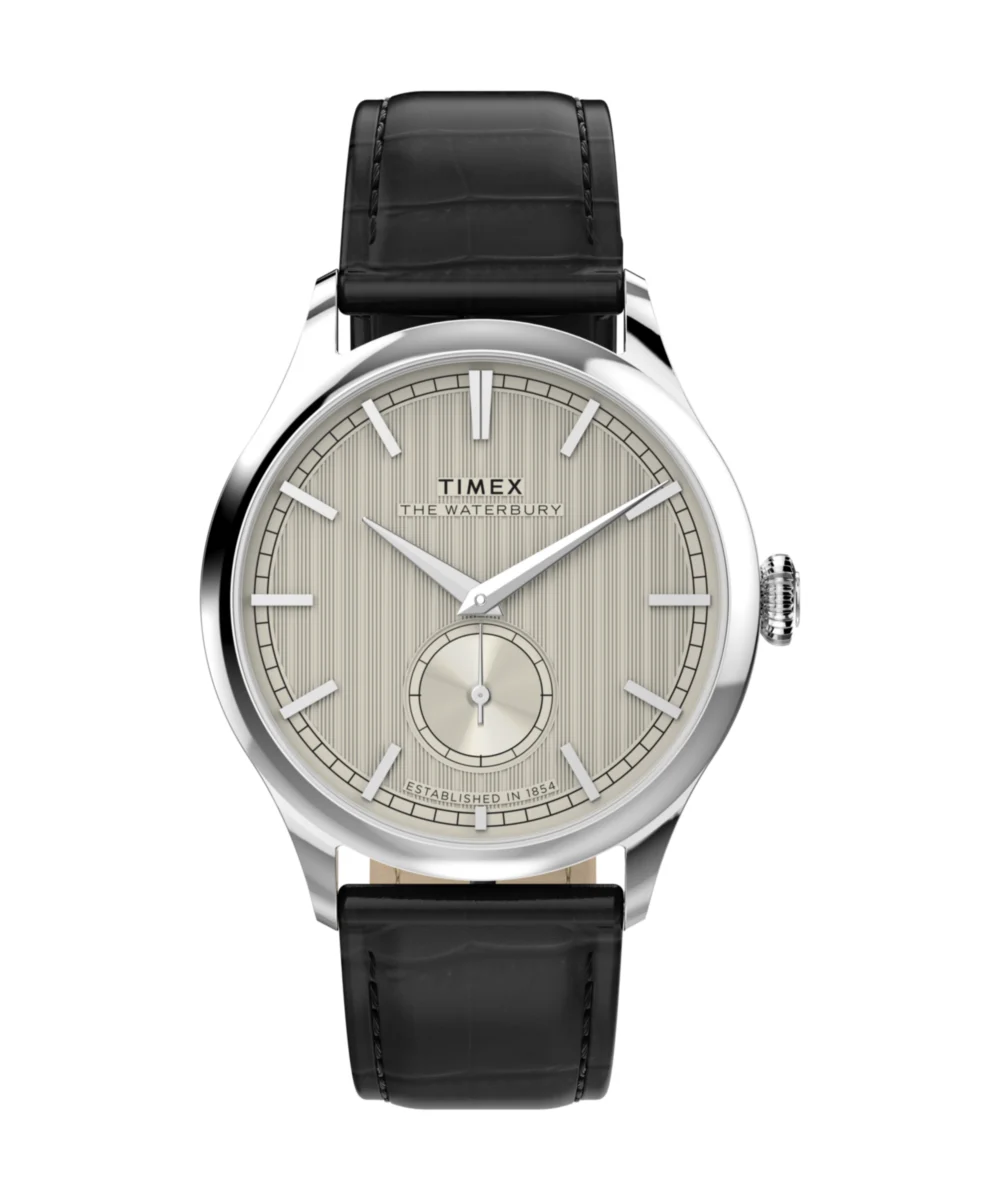 Timex Waterbury Classic Sub-Second 39mm Leather Strap Watch TW2Y92000VQ 39 mm kol saati