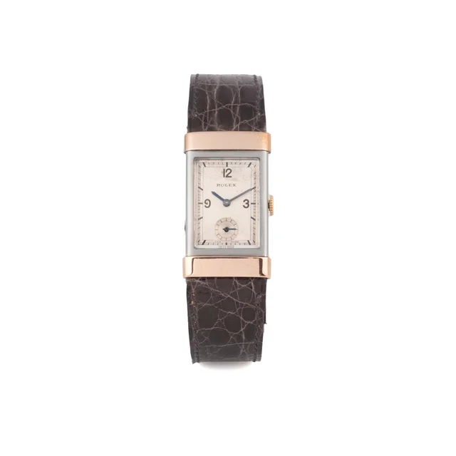 Rolex ROLEX, REF. 2317, DOUBLE SWISS, STEEL AND PINK GOLD kol saati
