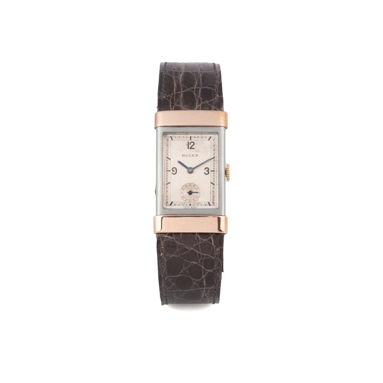 Rolex ROLEX, REF. 2317, DOUBLE SWISS, STEEL AND PINK GOLD kol saati