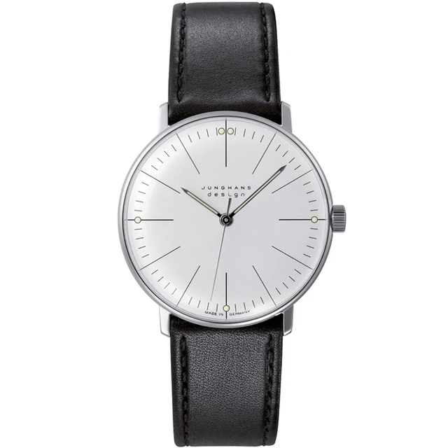 Junghans Max Bill Handaufzug - Sapphire Glass 027/3700.02 kol saati