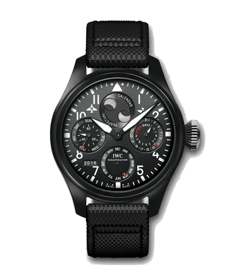 IWC Big Pilots Watch Perpetual Calendar Top Gun IW502902 kol saati