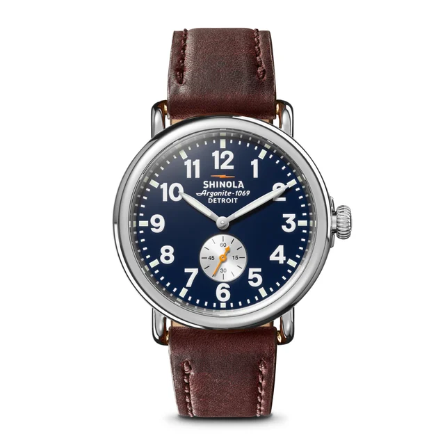 Shinola The Runwell S0120224035-1-MdntBlu-41-USA kol saati