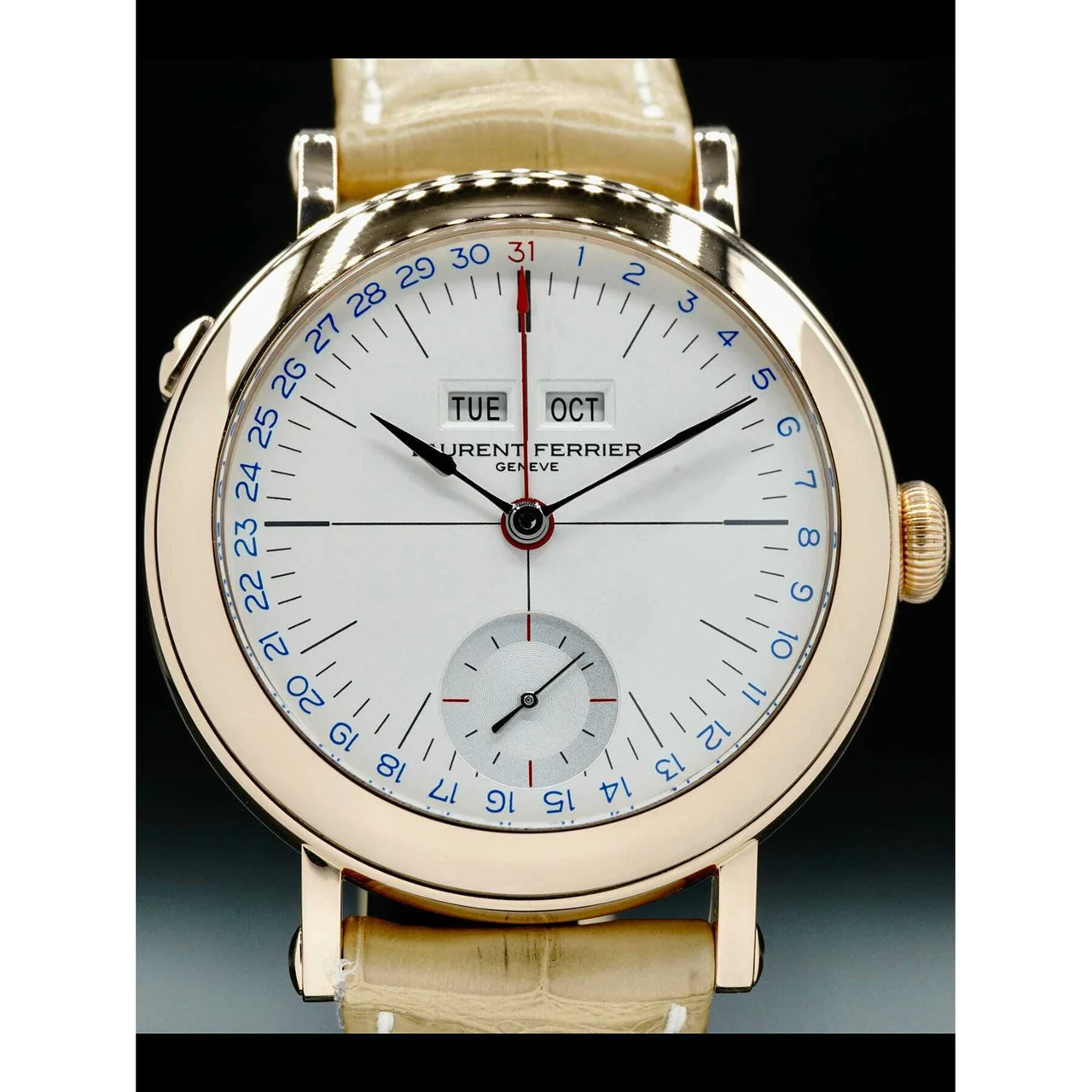 Laurent Ferrier Ecole Rose Gold LCF025.R5.G1N.1 210000034143 40 mm kol saati