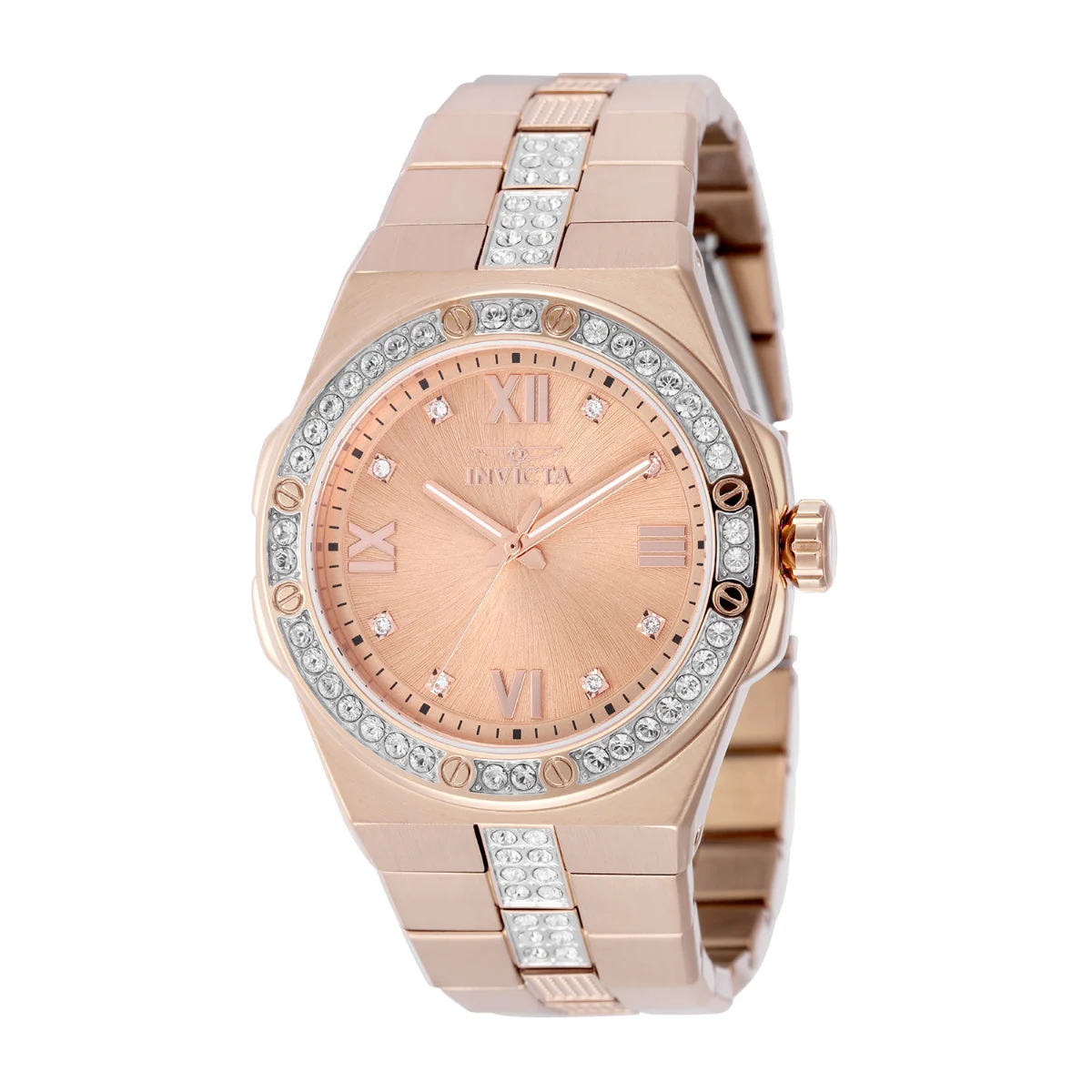 Invicta Specialty Quaderis Watch - 42mm. Rose Gold (50186) 42 mm kol saati