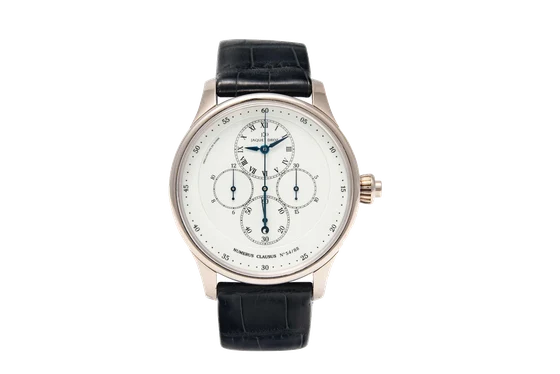 Jaquet Droz JAQUET DROZ, REF. J007634, GRANDE SECONDE CHRONOGRAPH, WHITE GOLD kol saati