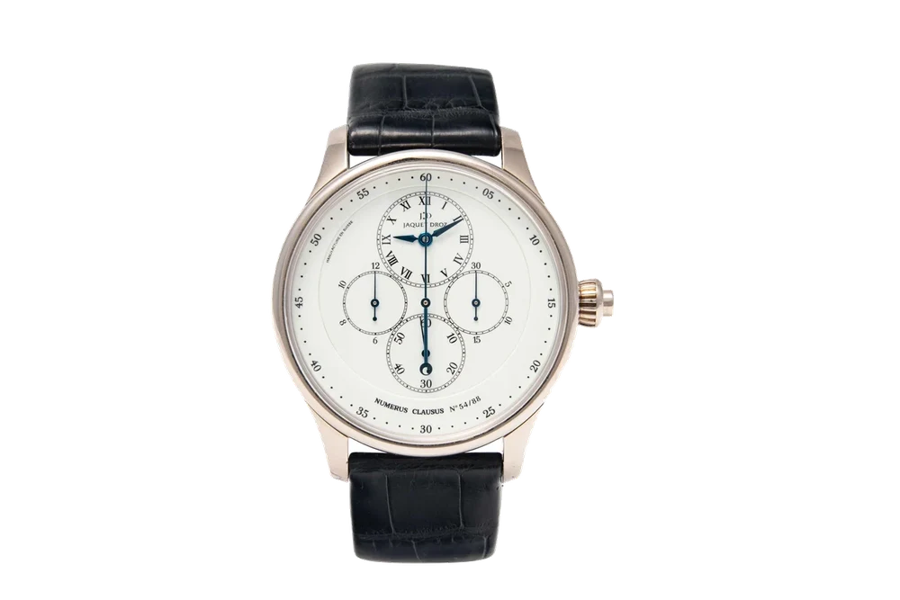 Jaquet Droz JAQUET DROZ, REF. J007634, GRANDE SECONDE CHRONOGRAPH, WHITE GOLD kol saati