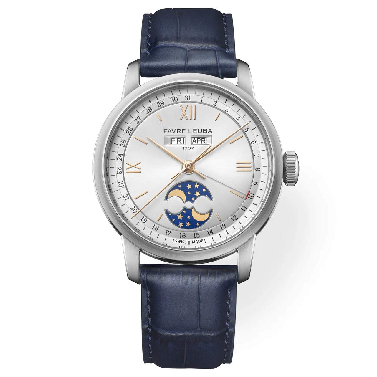 Favre Leuba Triple Calendar 00.20501.108.16.105 39 mm kol saati