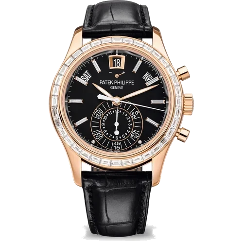 Patek Philippe Complications Diamond Rose Gold Chronograph 5961R-010 kol saati