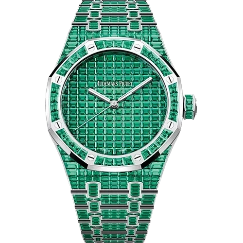 Audemars Piguet Selfwinding Emerald "50th Anniversary" 15514BC.EE.1284BC.01 41 mm kol saati