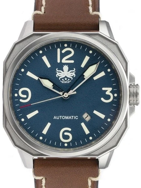 Phoibos Sentinel 200-Meter Automatic Watch with AR Sapphire Crystal #PY019B kol saati