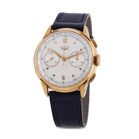 Longines LONGINES, REF. 59692, CHRONOGRAPH, 18K YELLOW GOLD kol saati