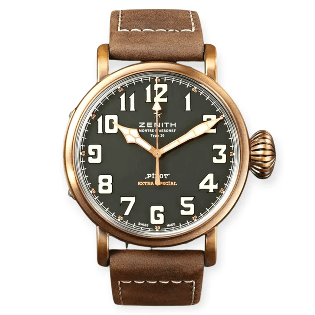 Zenith Pilot Type20 Bronze 45mm 4029.2430.679/21.C Pre-Owned Zenith Pilot Type20 Bronze 45