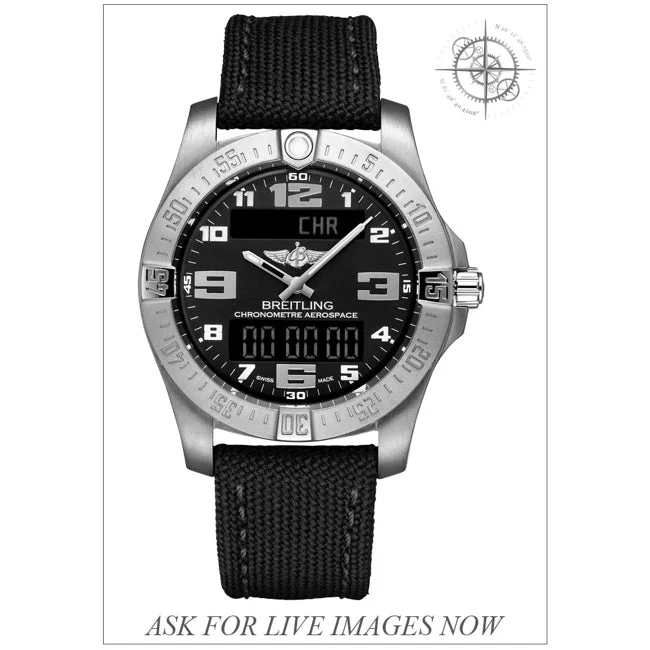 Breitling Aerospace EVO Black Dial 43mm 210000083526 43 mm kol saati