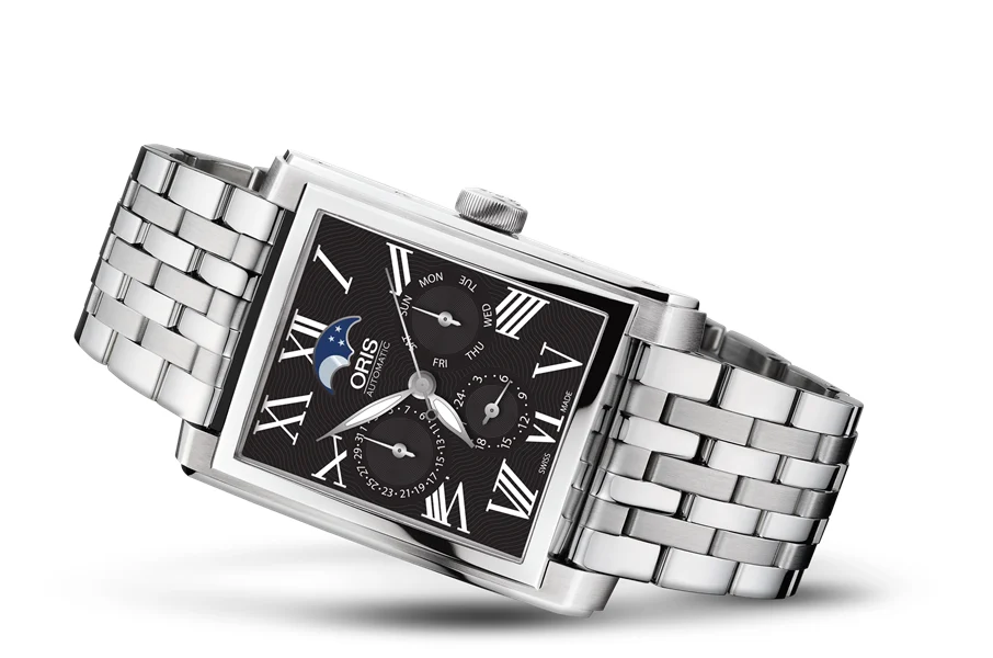 Oris Rectangular Complication 01 582 7658 4074-07 8 23 82 33 mm kol saati