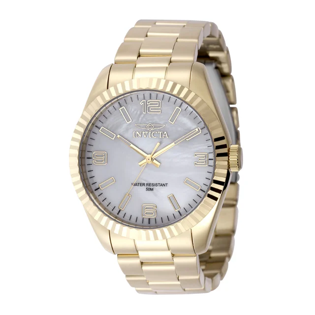 Invicta Specialty Westbridge Watch w/ Mother of Pearl Dial - 43mm. Gold (50126) kol saati