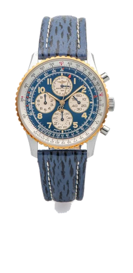 Breitling BREITLING, REF. 33030, NAVITIMER AIRBORNE CHRONOGRAPH, STEEL AND GOLD kol saati