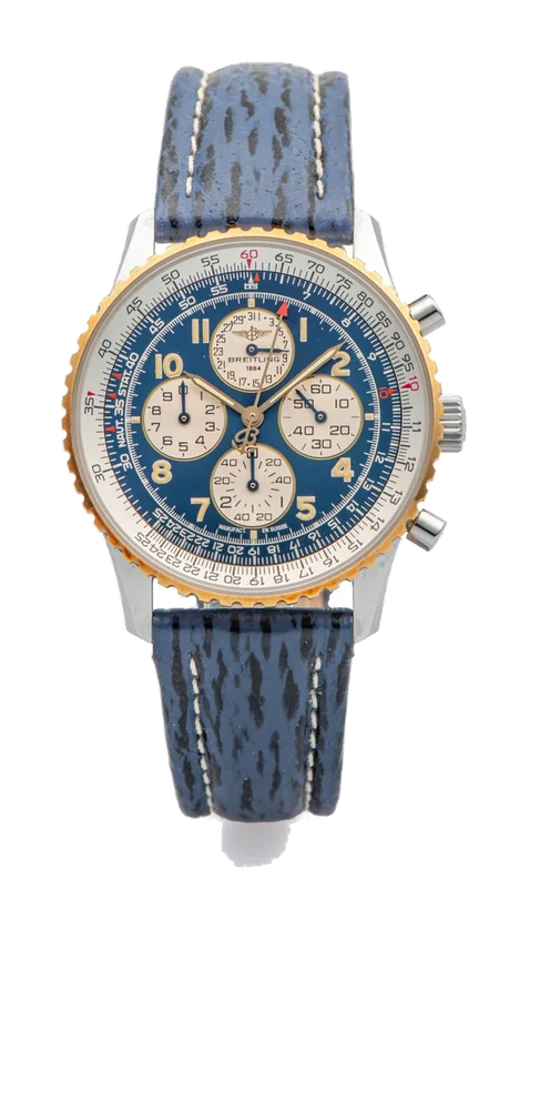 Breitling BREITLING, REF. 33030, NAVITIMER AIRBORNE CHRONOGRAPH, STEEL AND GOLD kol saati