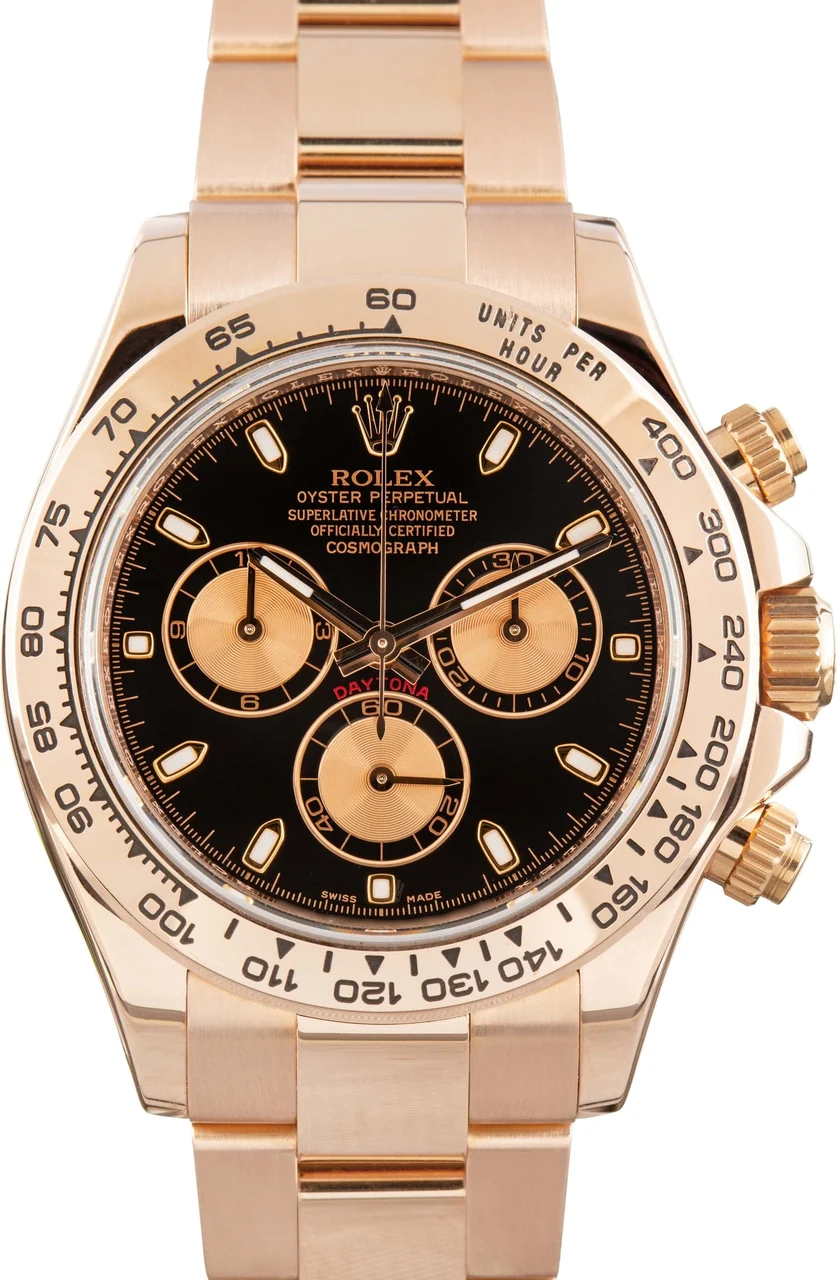 Rolex ROLEX, REF. 116505, DAYTONA, UNWORN, 18K PINK GOLD 40 mm kol saati